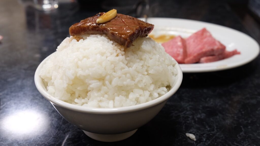 ボブバターにつけたイチボ